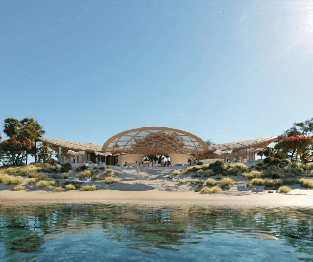 Set on an island, this new 18-hole golf course will have expansive views over the Red Sea
