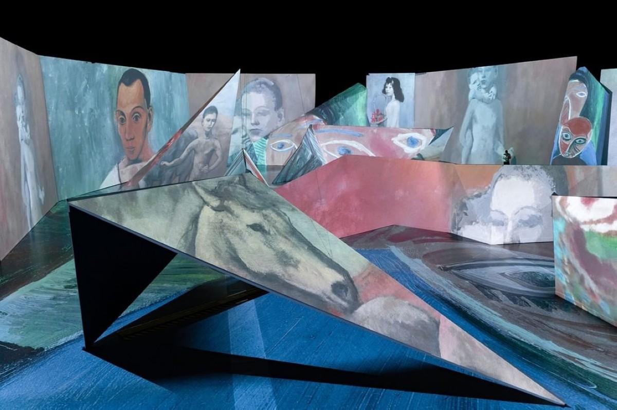 This immersive exhibition invites you to step into a Picasso painting