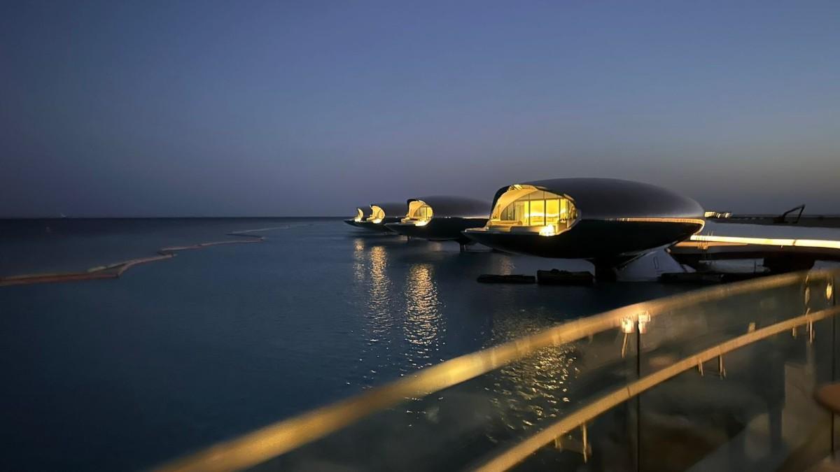 First glimpses of Saudi's futuristic Shebara overwater resort revealed